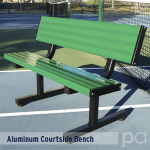 Aluminum Courtside Bench