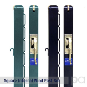 3” Square Internal Wind Post Set