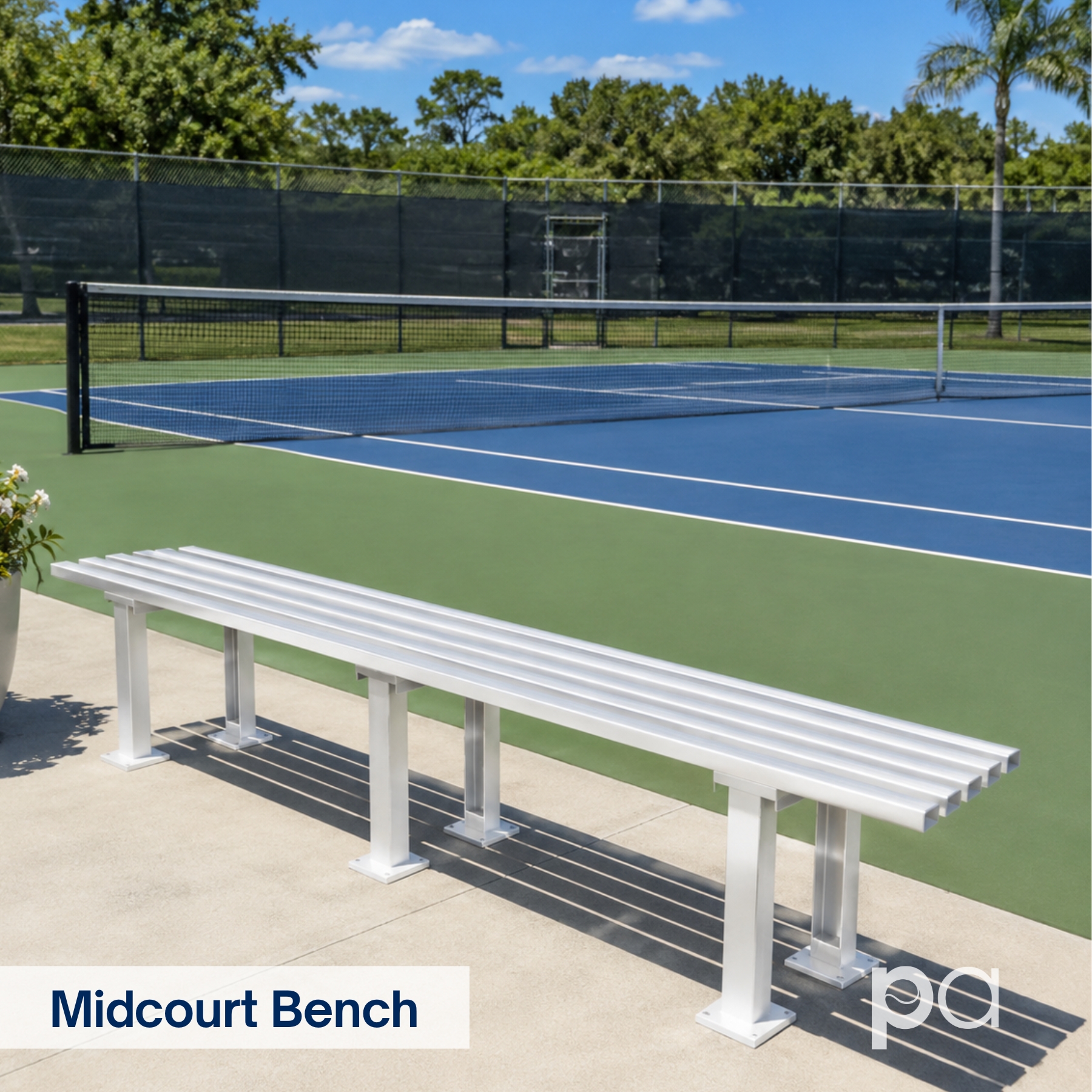 Midcourt Bench