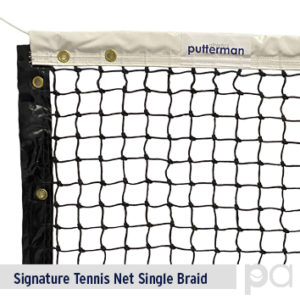 Signature Tennis Net - Single Braid