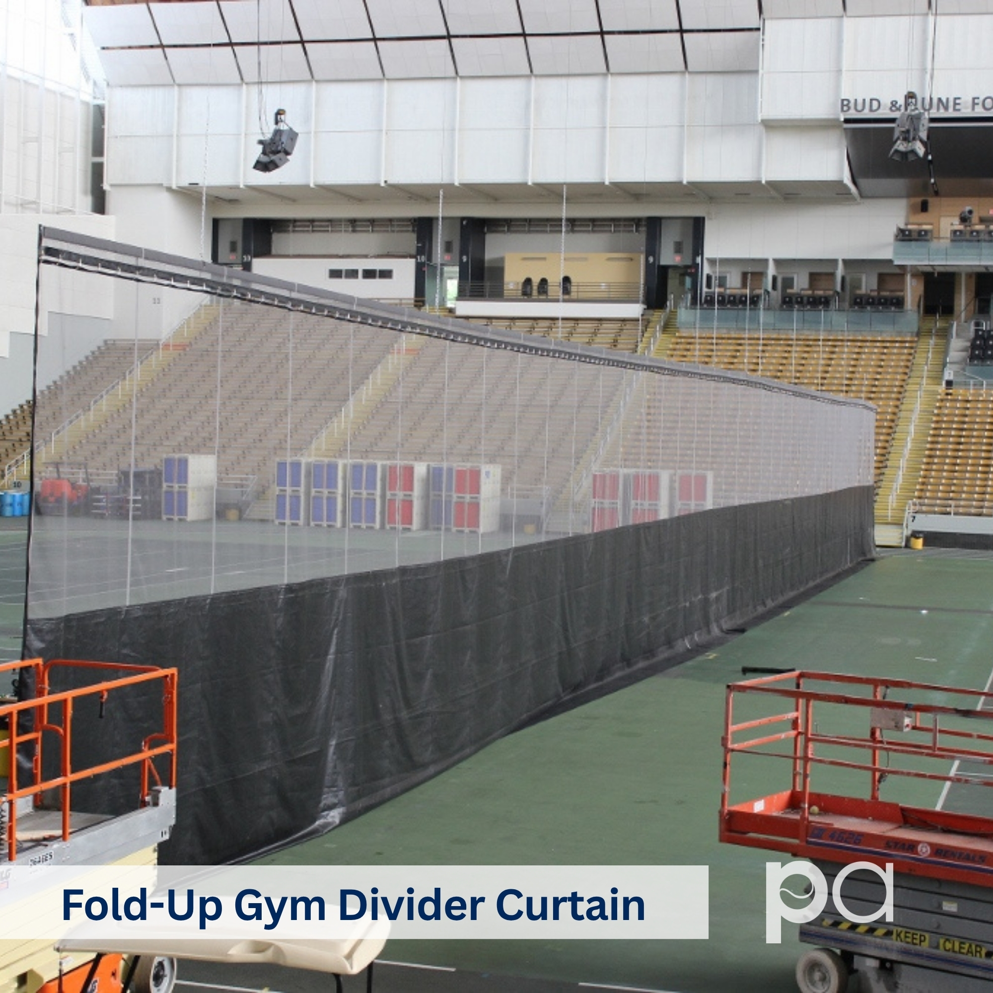 Fold-Up Gym Divider Curtain