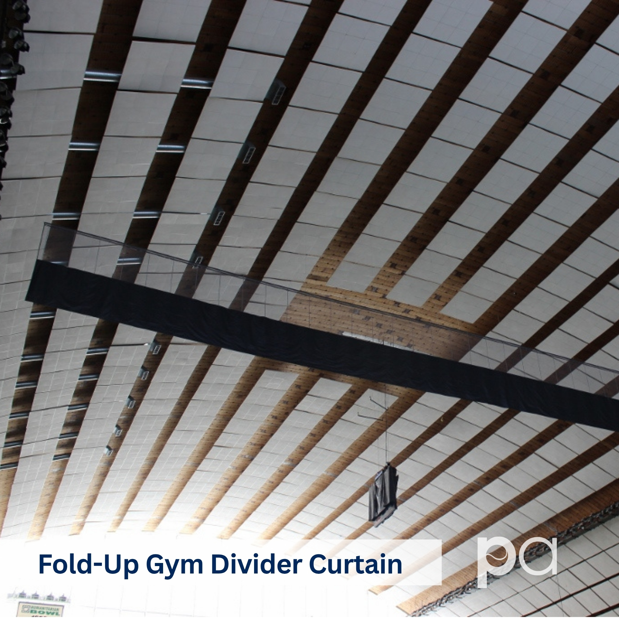 Fold-Up Gym Divider Curtain