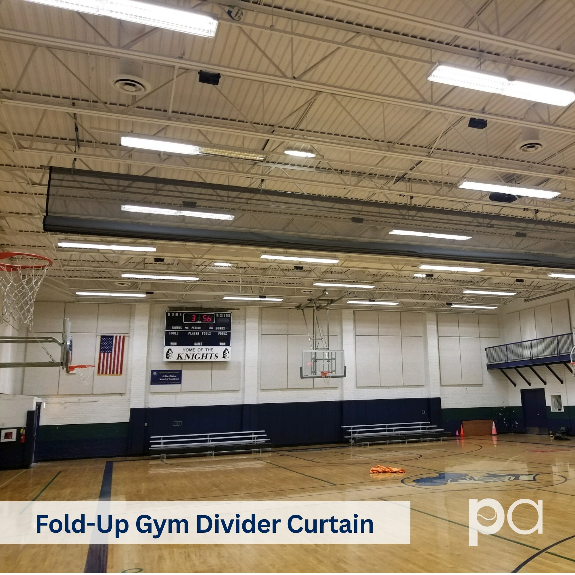 Fold-Up Gym Divider Curtain