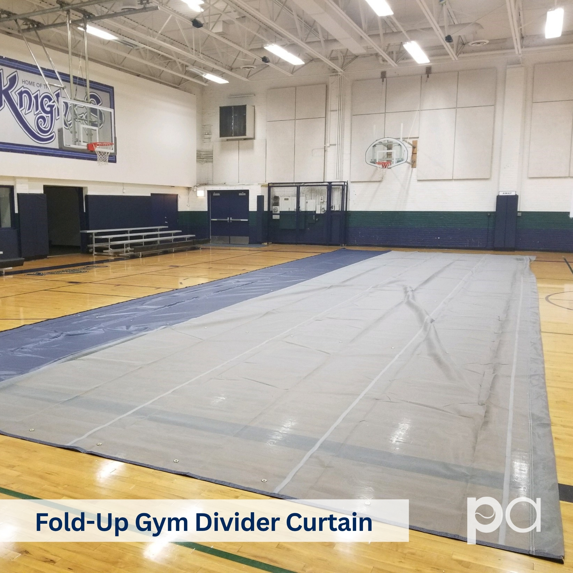 Fold-Up Gym Divider Curtain