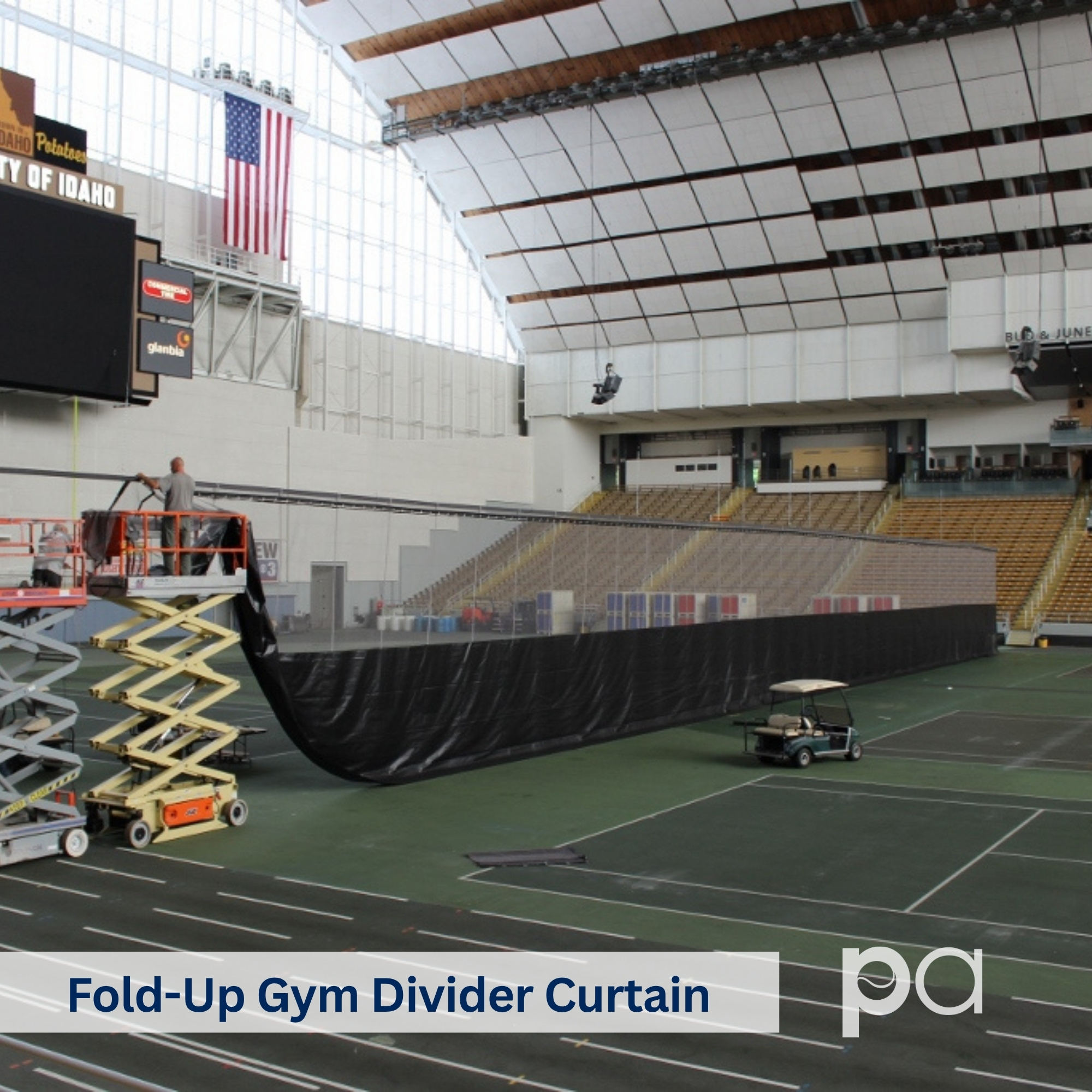 Fold-Up Gym Divider Curtain