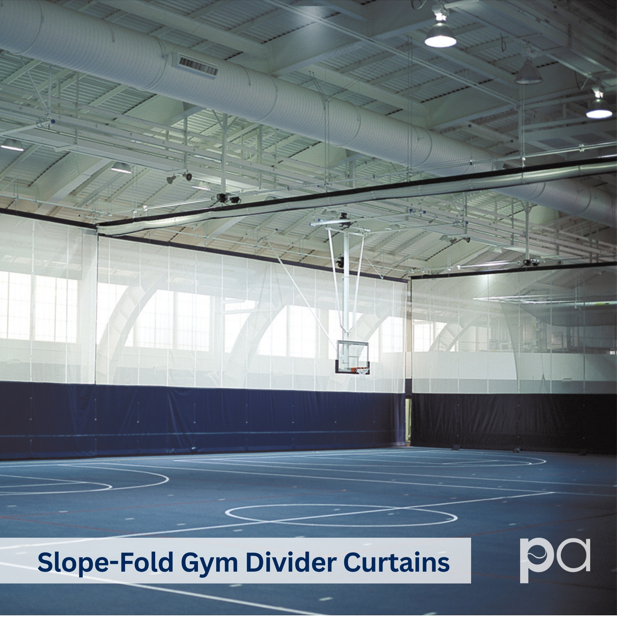 Slope-Fold Gym Divider Curtains (6)