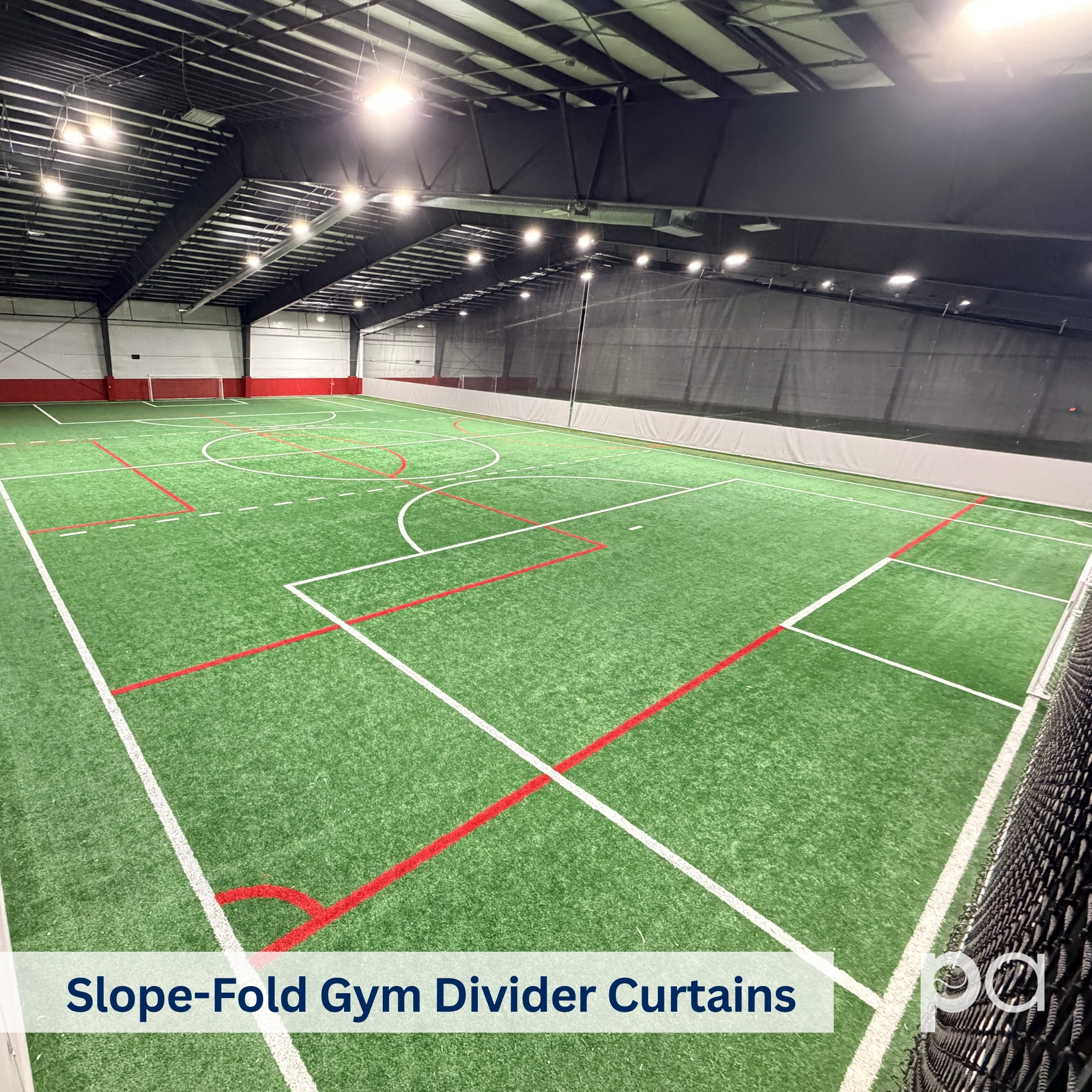 Slope-Fold Gym Divider Curtains (6)
