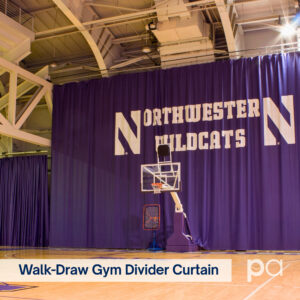 Walk-Draw Gym Divider Curtain