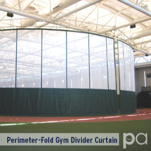 Perimeter-Fold Gym Divider Curtain