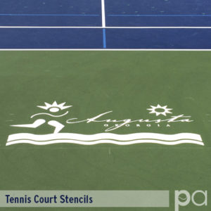 Tennis Court Stencils
