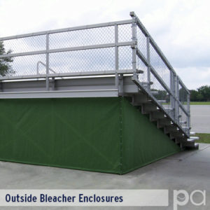 Outdoor Bleacher Enclosers