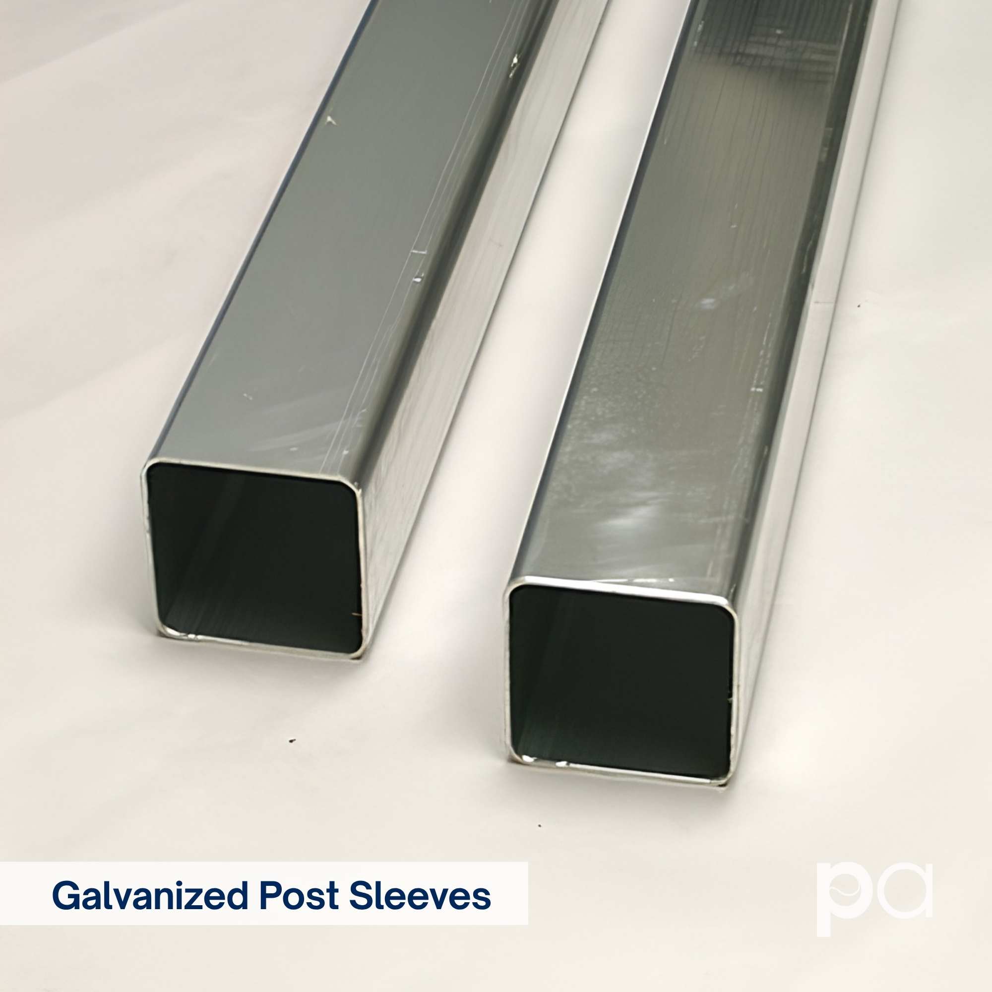 Square Galvanized Post Sleeves