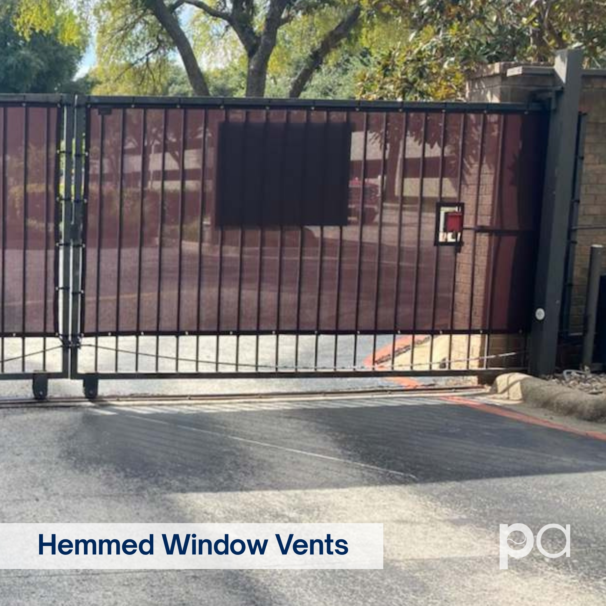 Hemmed Window Vents