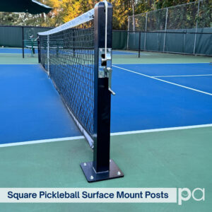 Square Pickleball Surface Mount Posts