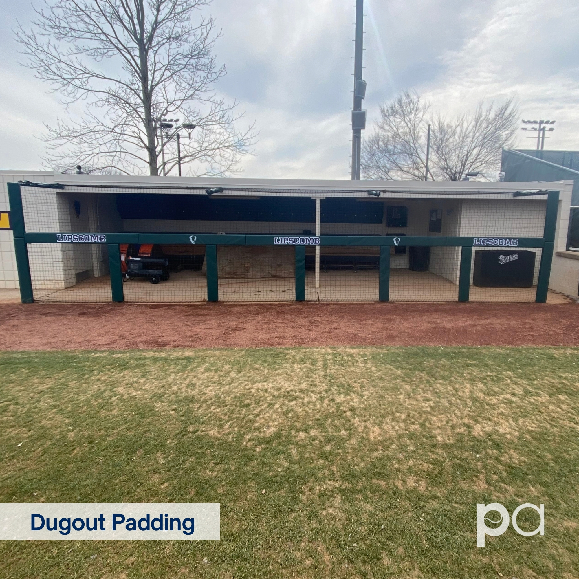 Lipscomb Dugout Padding