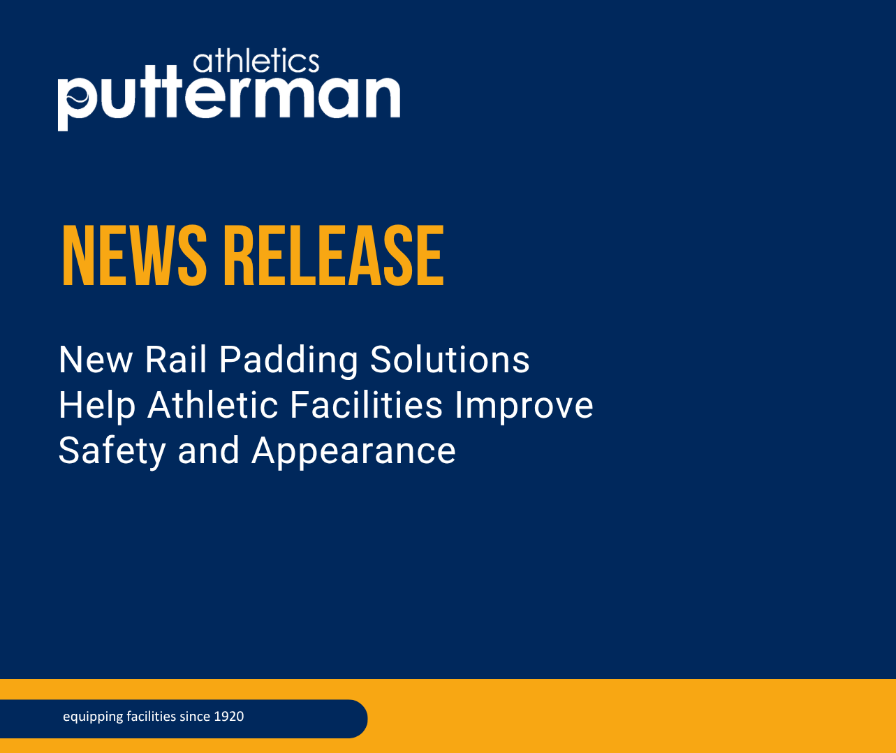 New Rail Padding Solutions Help Athletic Facilities Improve Safety and Appearance