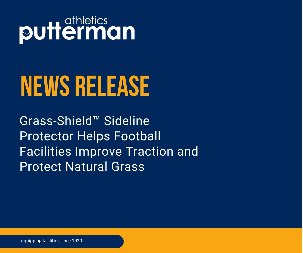 Grass-Shield™ Sideline Protector Improves Traction At Football Facilities